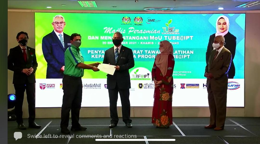 UMP SME Corp Malaysia Jalin Kerjasama Program TUBE IPT Lahirkan